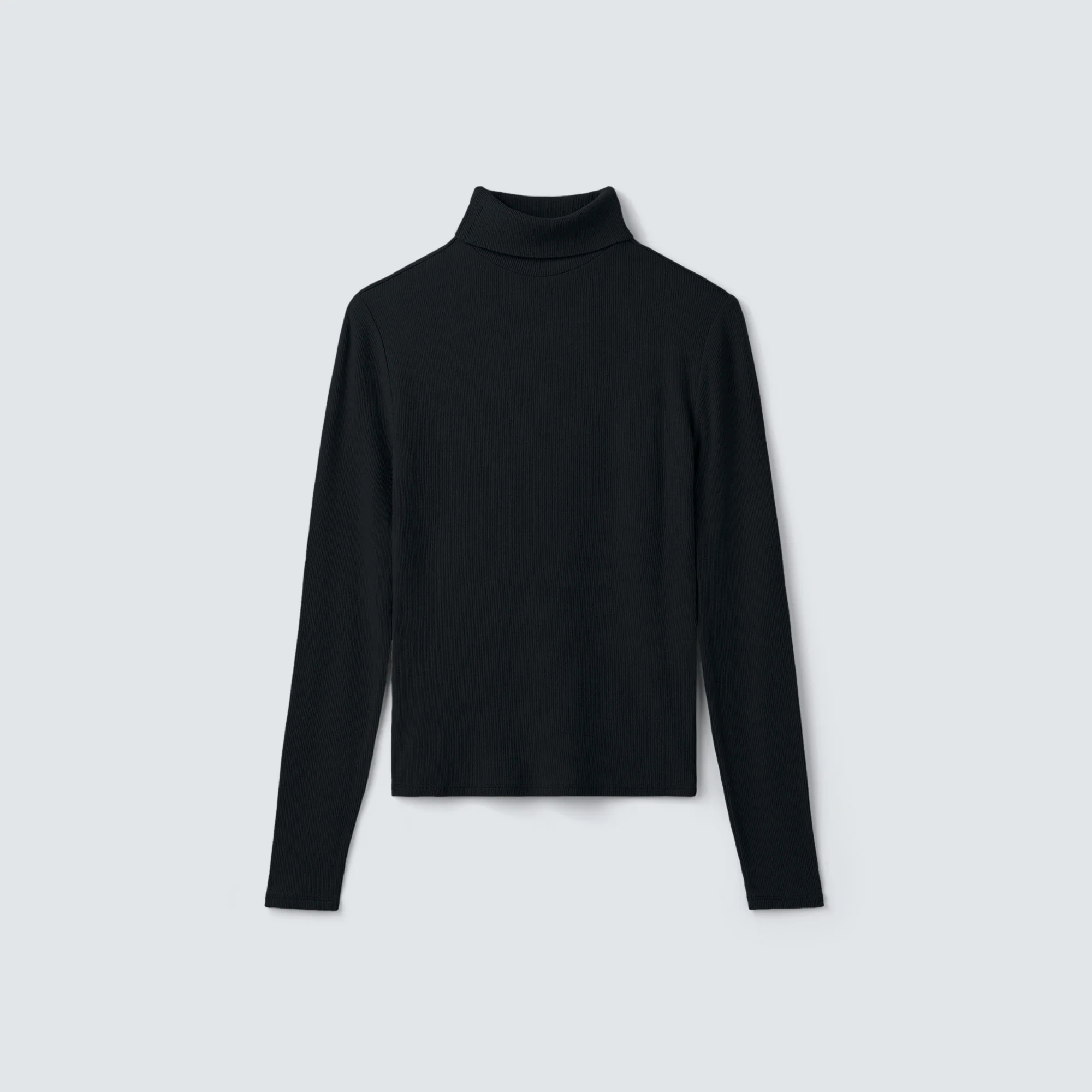 Women's Rib Turtle Neck Long Sleeve - Image 18