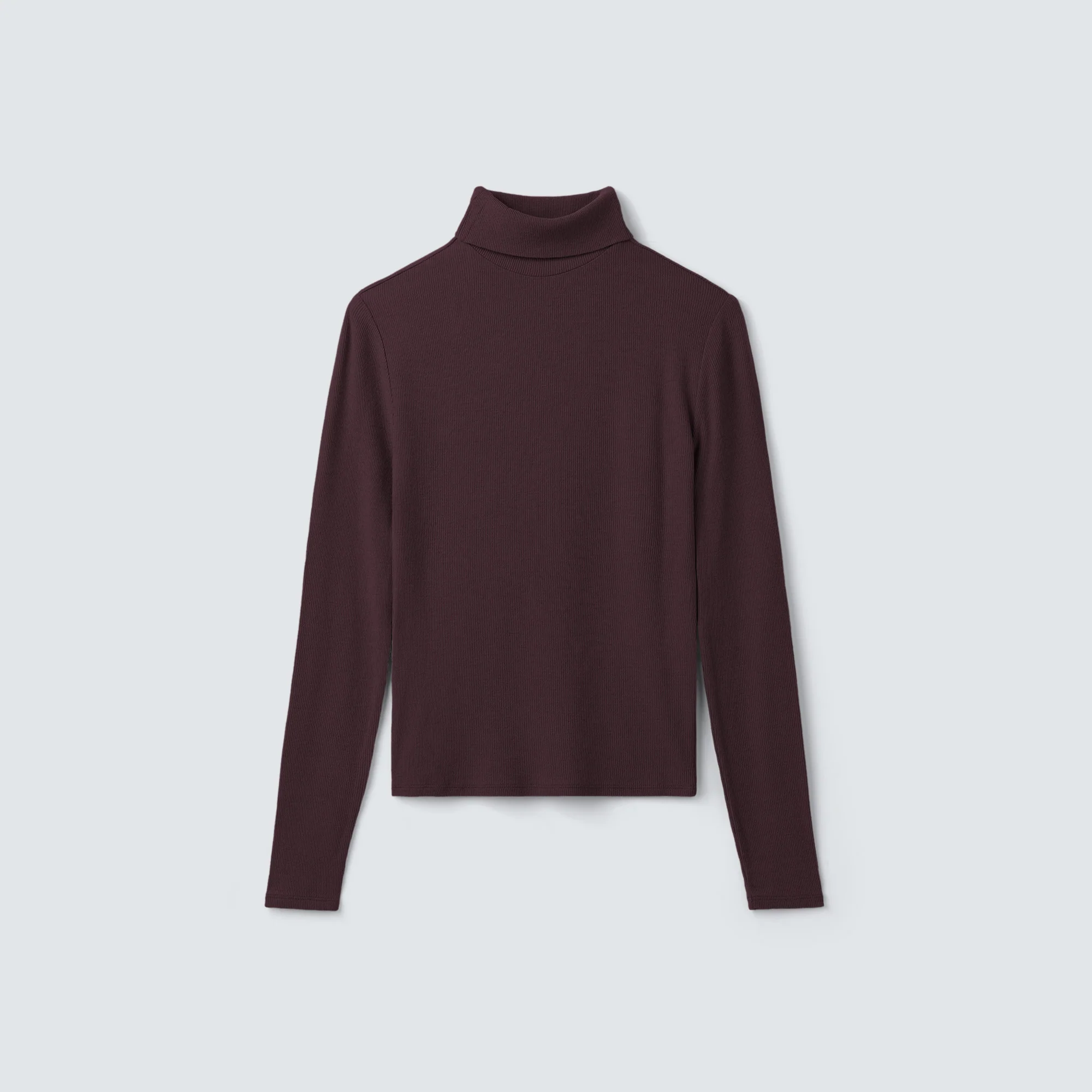 Women's Rib Turtle Neck Long Sleeve - Image 24