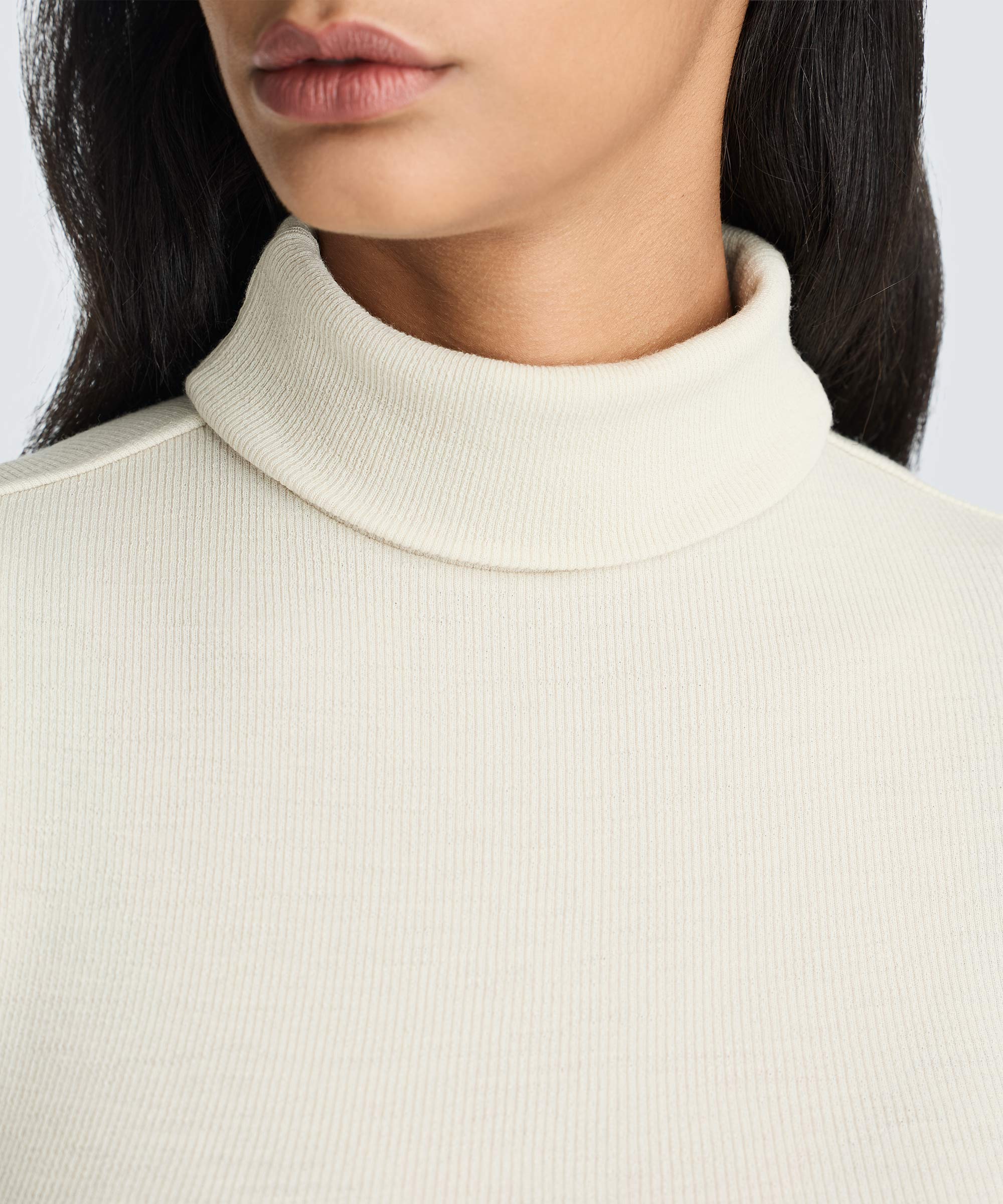 Women's Rib Turtle Neck Long Sleeve - Image 28