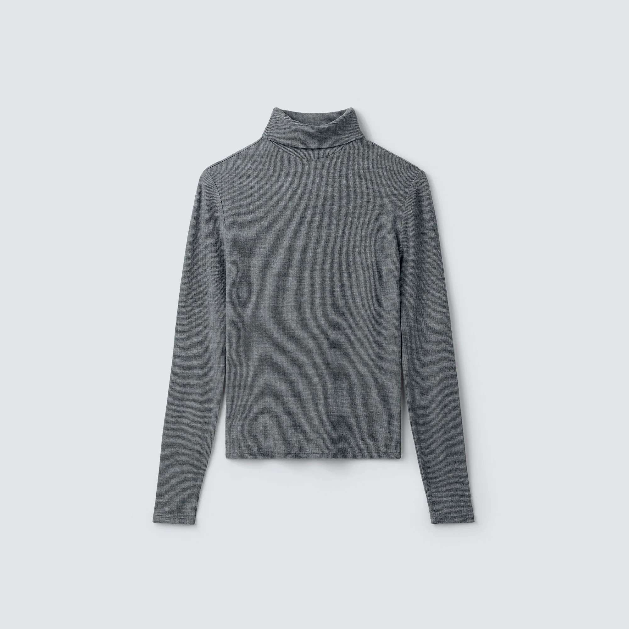 Women's Rib Turtle Neck Long Sleeve - Image 42
