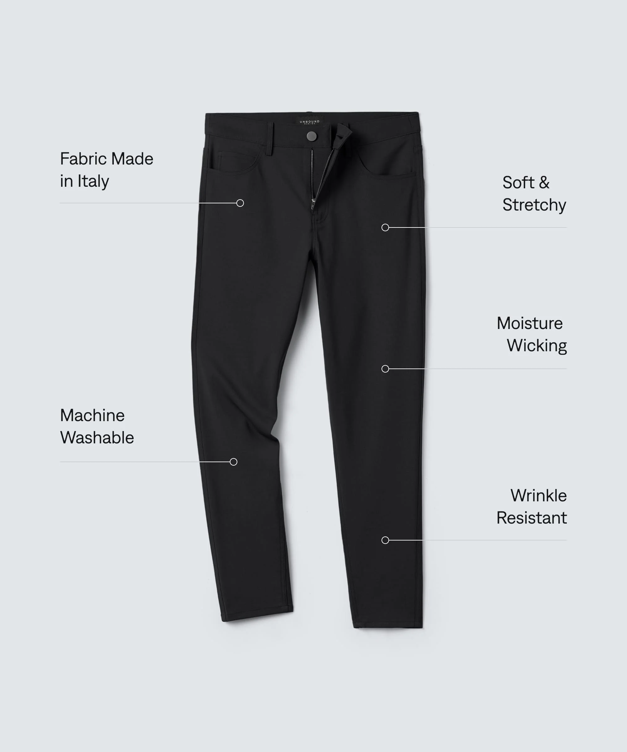 Women's Slim Merino Travel Trousers - Image 31