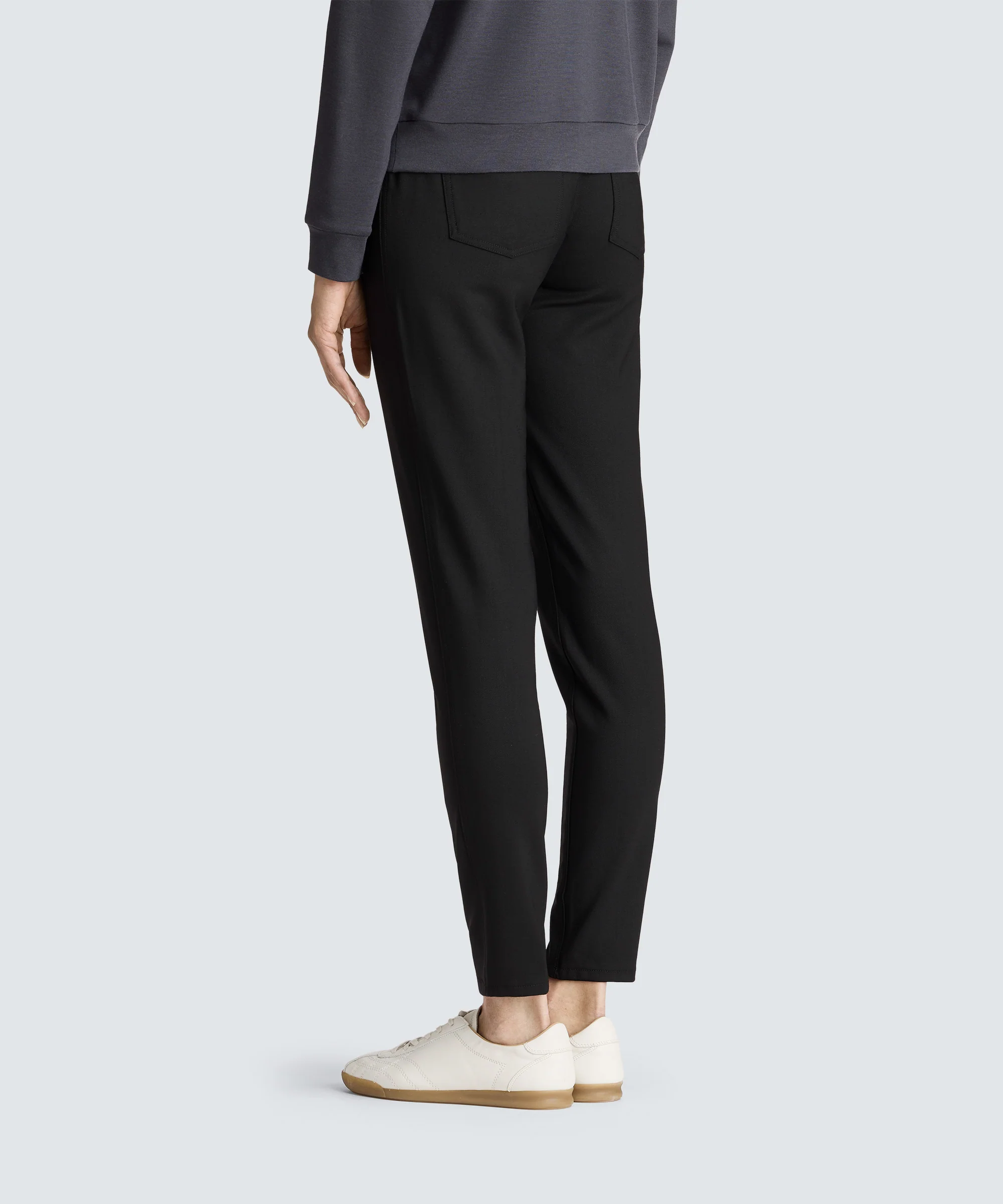 Women's Slim Merino Travel Trousers - Image 4