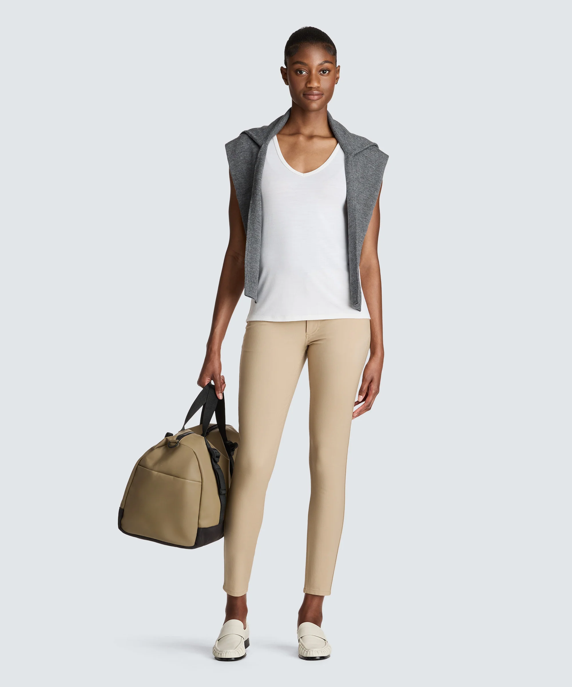Women's Slim Merino Travel Trousers - Image 7