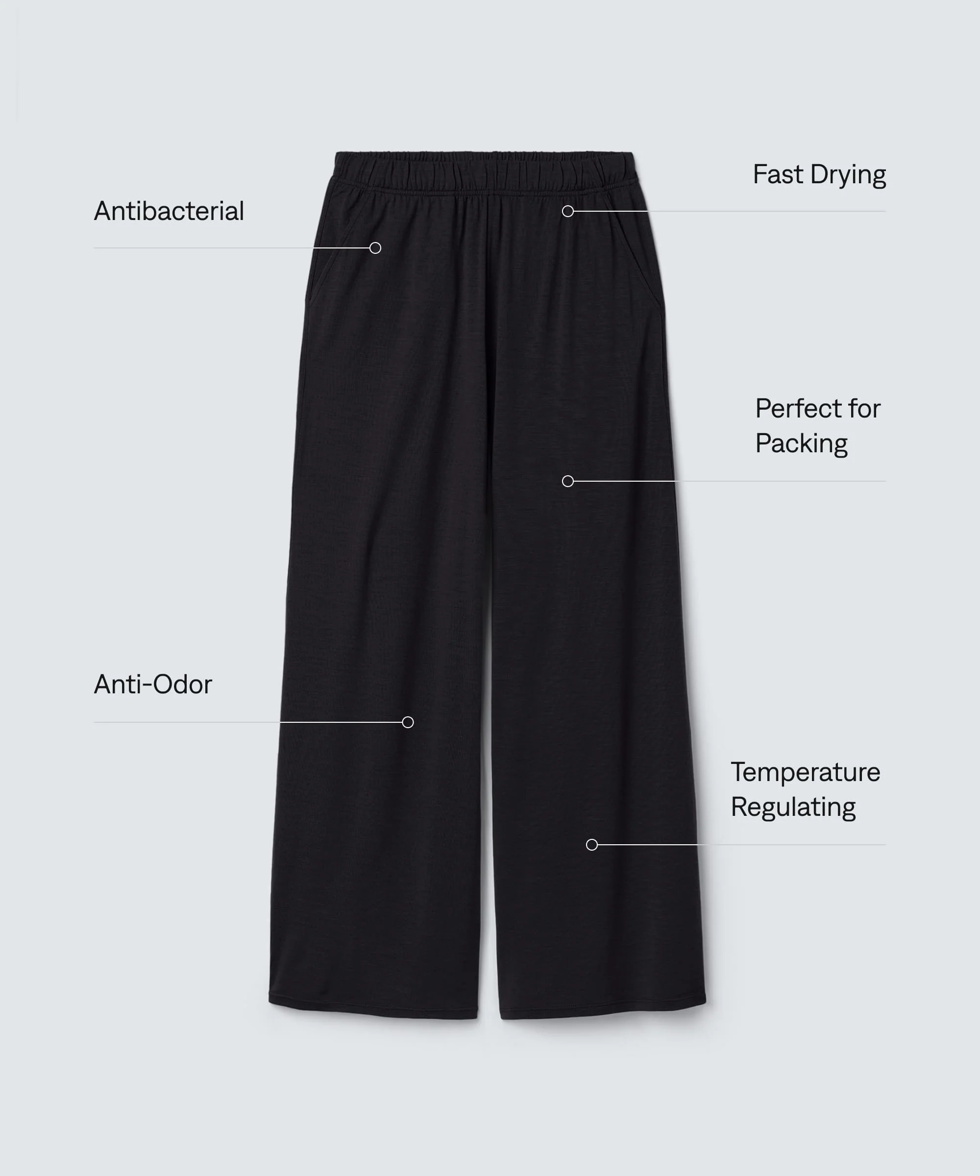 Women's Ultrafine Merino Sleep Bottoms - Image 30