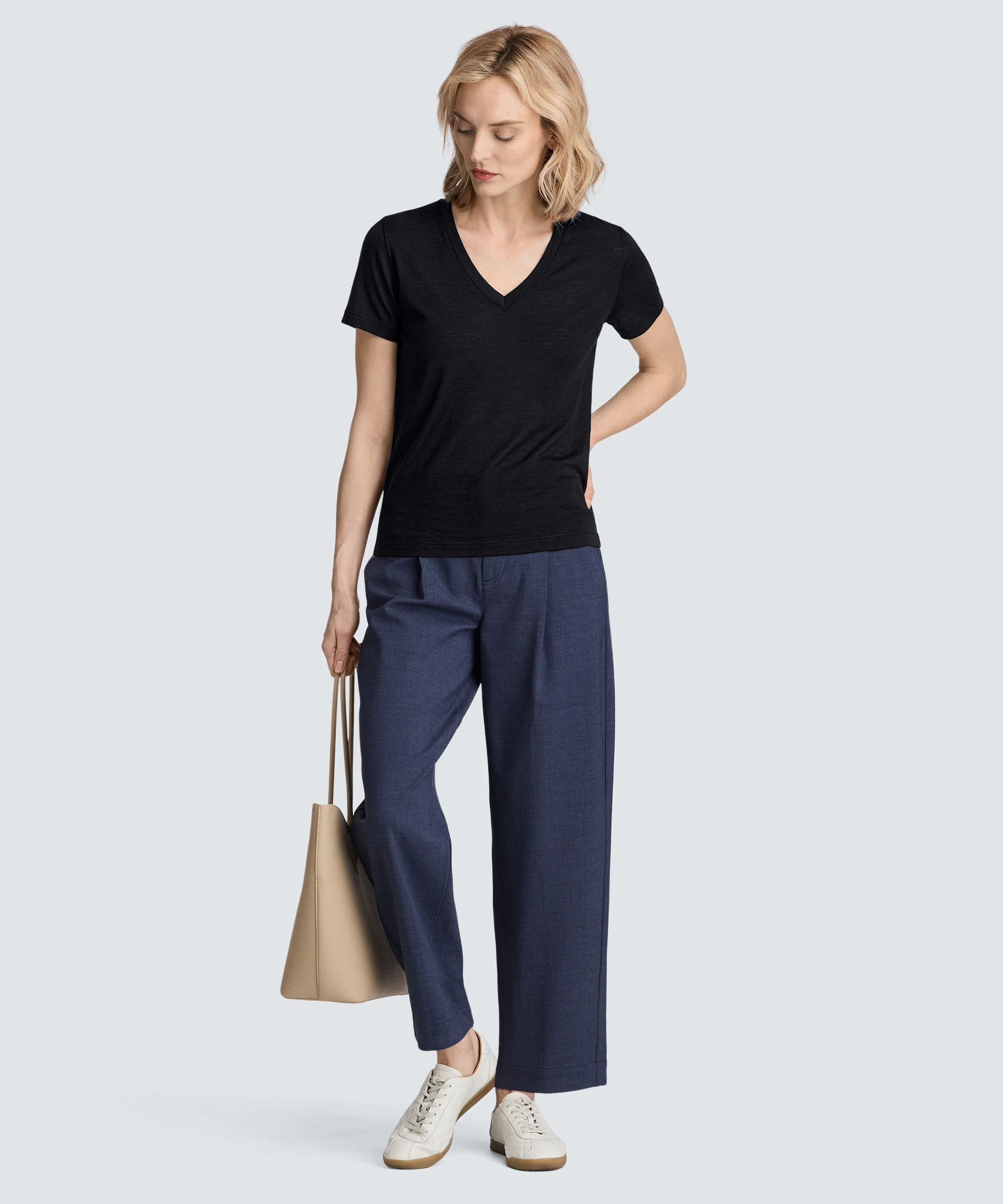 Women's Ultralight Merino V-Neck T-Shirt - Image 14