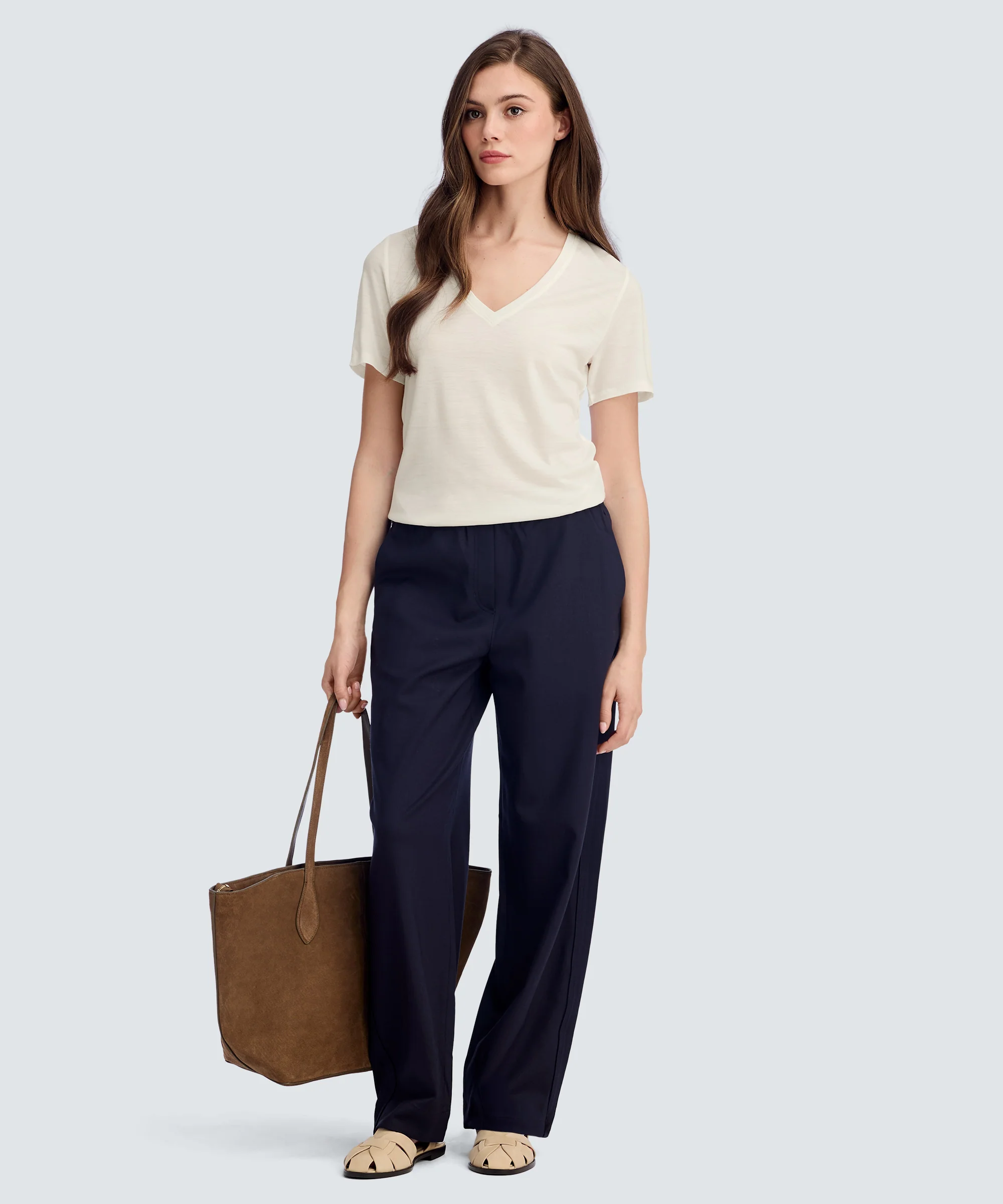 Women's Ultralight Merino V-Neck T-Shirt - Image 20