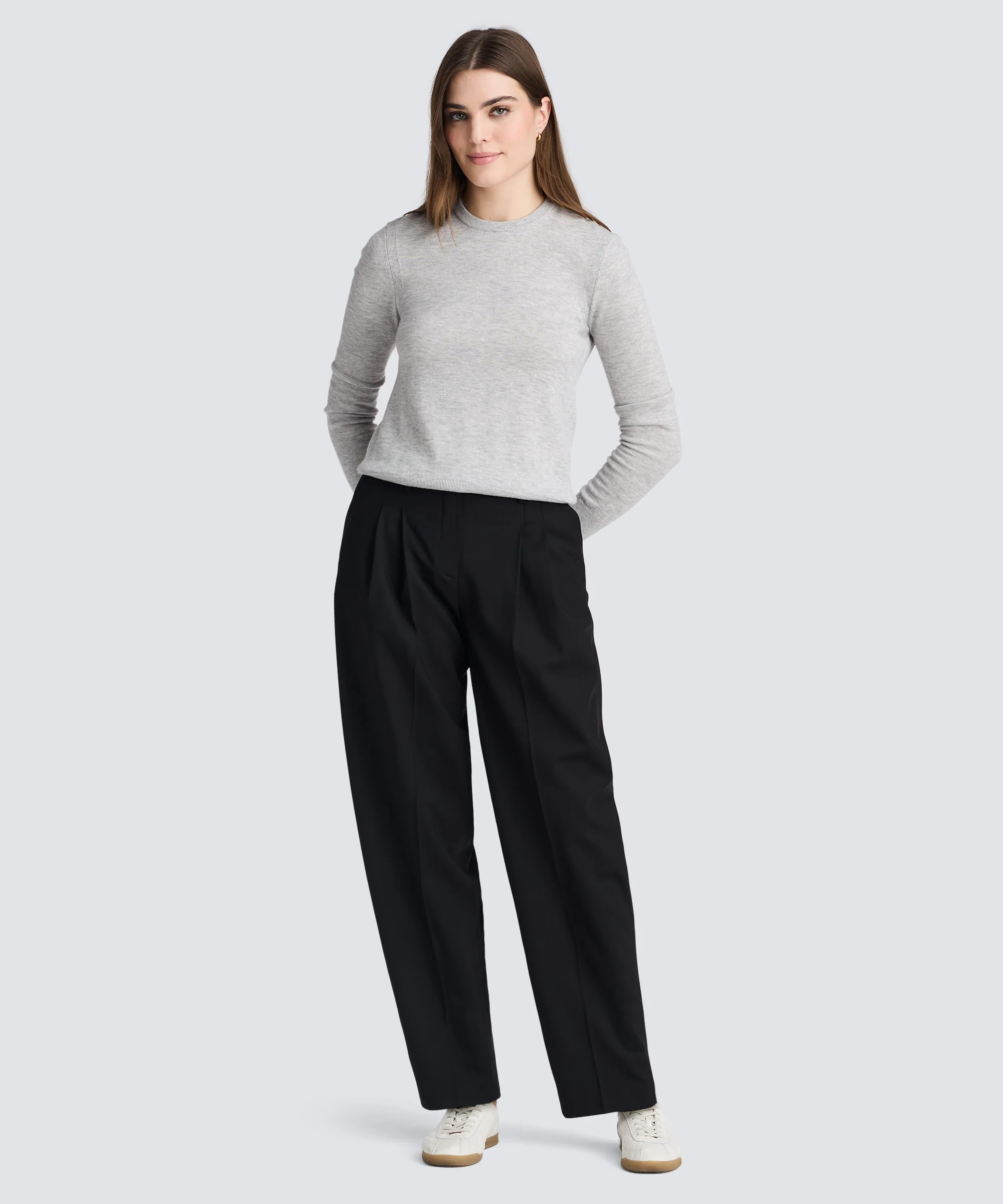 Women's Wide Leg Merino Travel Trouser - Image 10