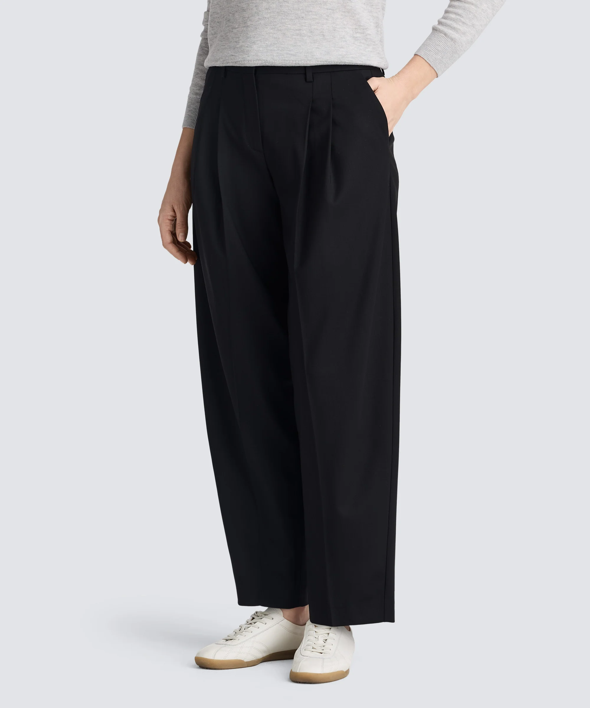 Women's Wide Leg Merino Travel Trouser - Image 11